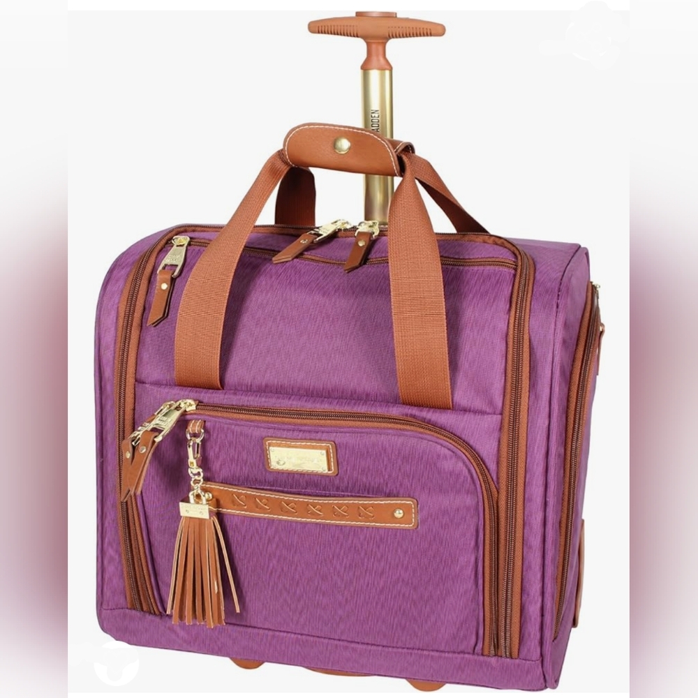 15 Inch Carry on Suitcase- Small Weekender Overnight Business Travel Lug…